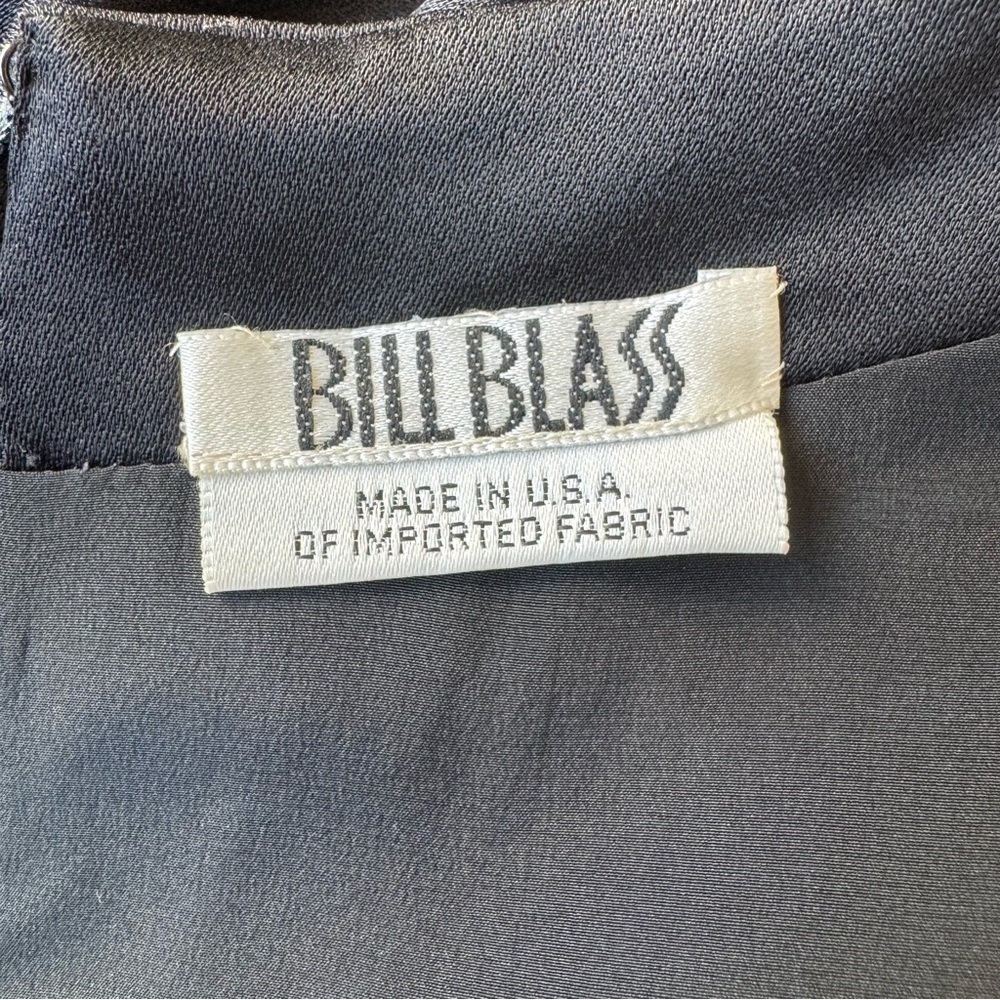 Vintage 80s Bill Blass Black Dress Draped Classic Couture sz 6/8 Bergdorf - Picture 13 of 14